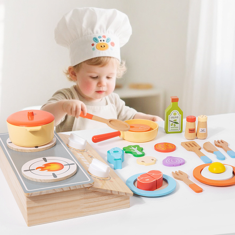 Kitchen Appliances Kids - Montessori Early Education Wooden Child Simulation