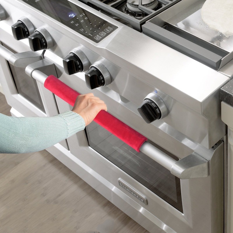 2Pcs/Set  Refrigerator Door Ha - Kitchen Appliances With Red Knobs 评论和价格