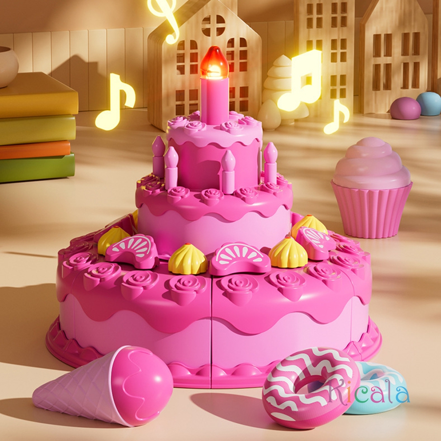 Play House Birthday Cake Cutti - Kitchen Appliances Kids 评论和价格