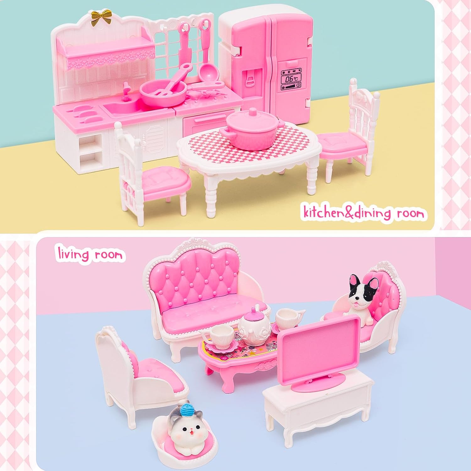 1:12 Dollhouse Ice Cream Truck - Kitchen Appliances Kids 评论和价格