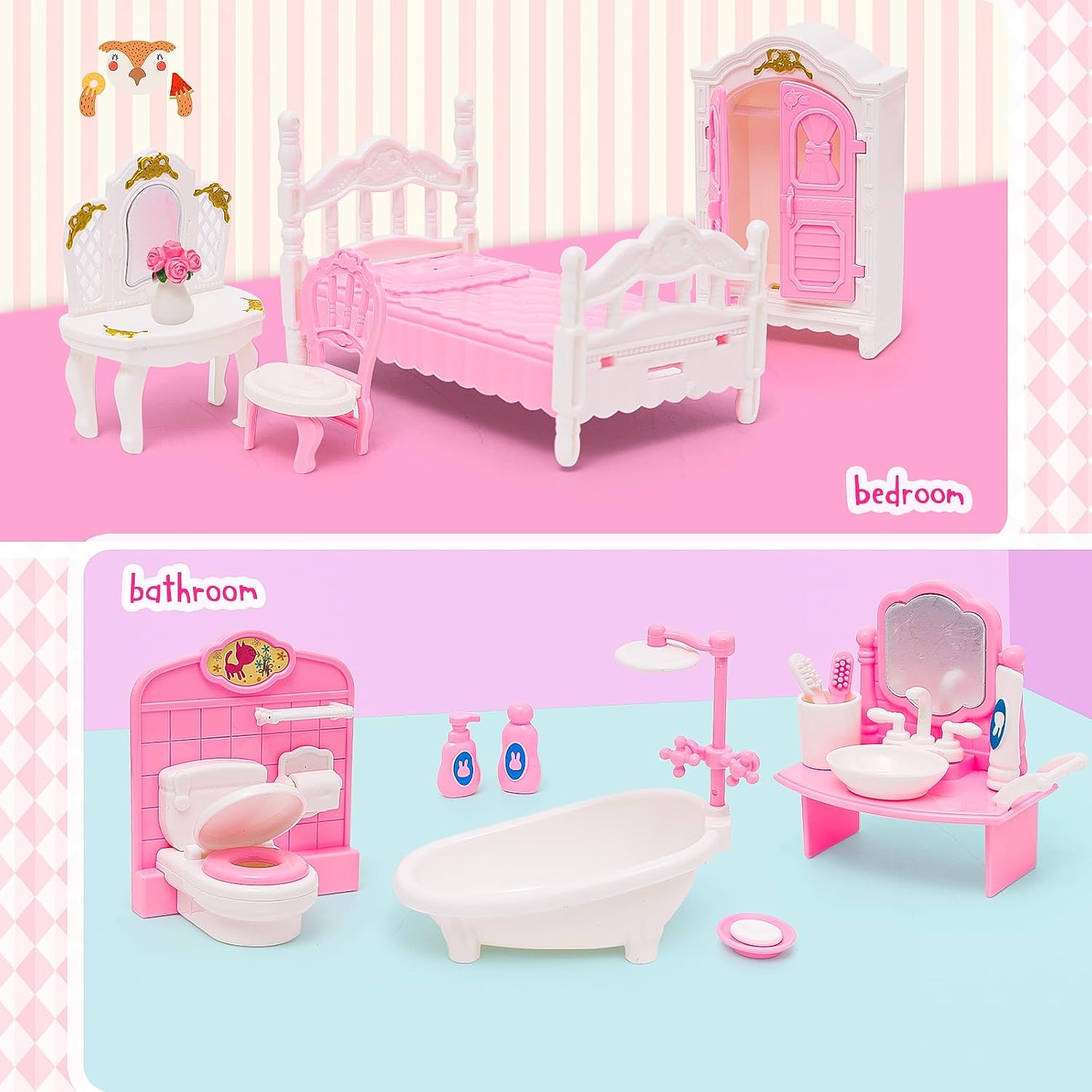 1:12 Dollhouse Ice Cream Truck - Kitchen Appliances Kids 评论和价格