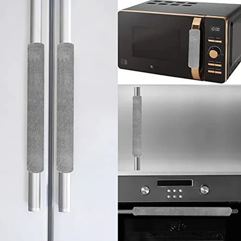 2Pcs/Set Refrigerator Door Han - Kitchen Appliances With Red Knobs 评论和价格