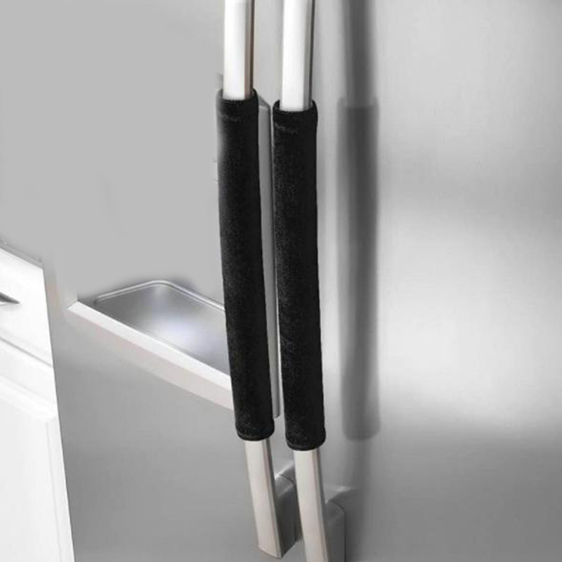 2Pcs/Set Refrigerator Door Han - Kitchen Appliances With Red Knobs 评论和价格