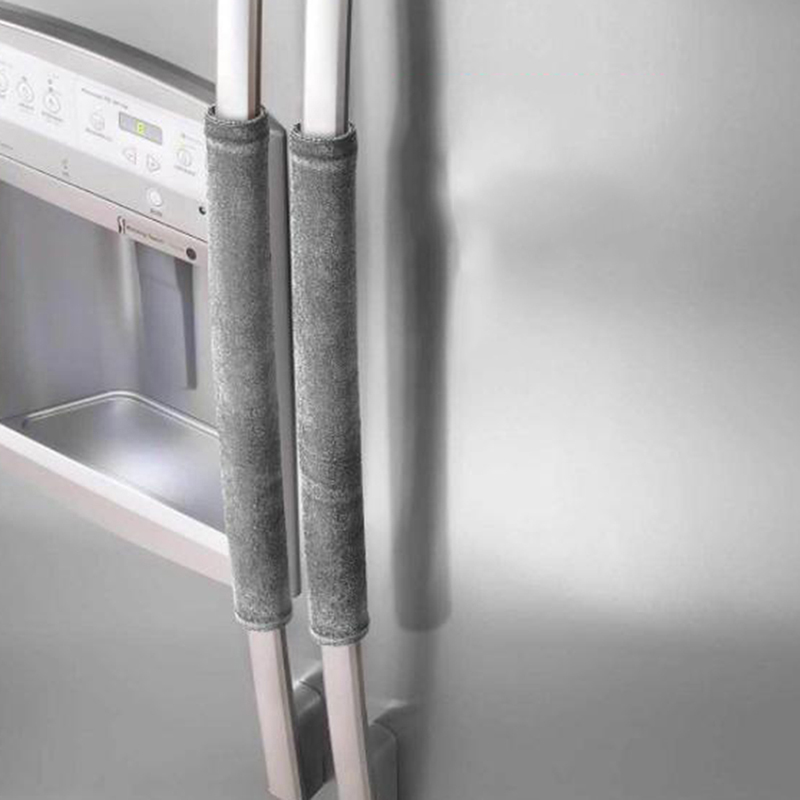 2Pcs/Set Refrigerator Door Han - Kitchen Appliances With Red Knobs 评论和价格
