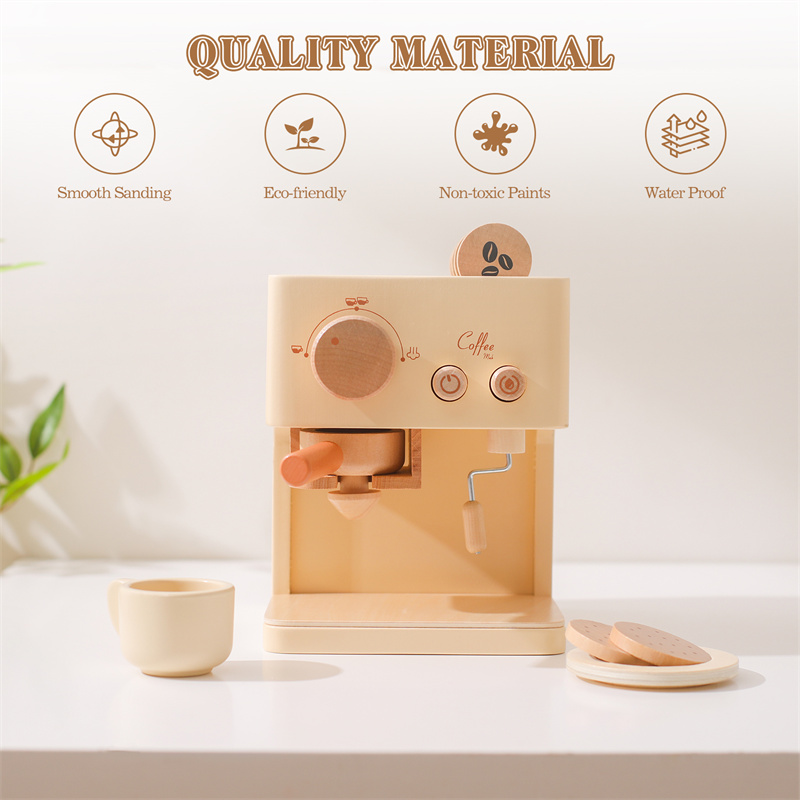 Kids Wooden Montessori Toy Set - Kitchen Appliances Kids 评论和价格
